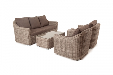Лаунж-зона 4sis Фабриция FS3C2T-4-SET gray