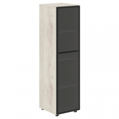 Шкаф колонка со стеклянной дверью Skyland LOFTIS LMC 40.2R Сосна Эдмонт