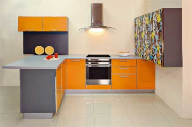 Кухня Блюз распродажа образца пластик