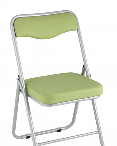 Складной стул Stool Group Джонни silver экокожа Салатовый