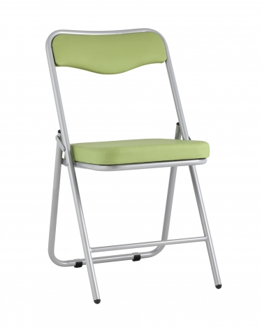Складной стул Stool Group Джонни silver экокожа Салатовый