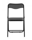 Складной стул Stool Group Джонни black экокожа Серый