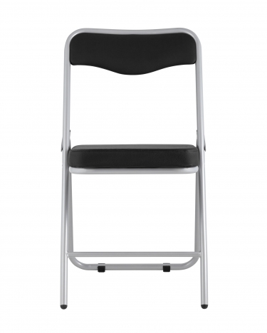 Складной стул Stool Group Джонни silver экокожа Черный