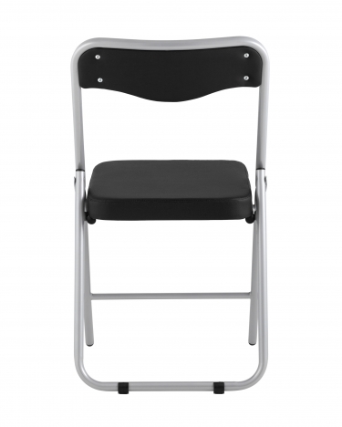 Складной стул Stool Group Джонни silver экокожа Черный