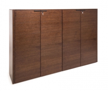 Шкаф для бумаг с гардеробом Profoffice RAIL SET_Wardr.+Bookcase_RT Дуб Табак