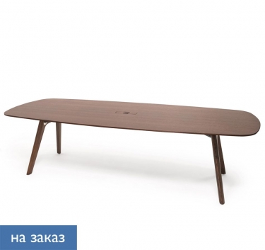Стол для переговоров L280 Profoffice RAIL RT.2812.V0 Дуб Табак