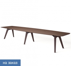Стол для переговоров L360 Profoffice RAIL RT.3612.V2 Дуб Табак