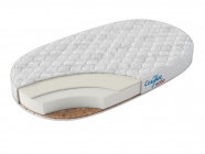 Матрас из ортофайбера с кокосом и латексом Седьмое Небо Барон Стандарт Классик Овальный