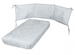 Набор Micuna Micuna Dolce Luce покрывало+борт 120x60 TX-1650 Grey