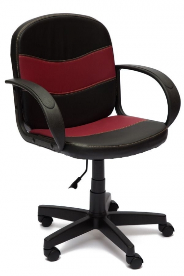 Офисное кресло Tetchair BAGGI черный,бордо