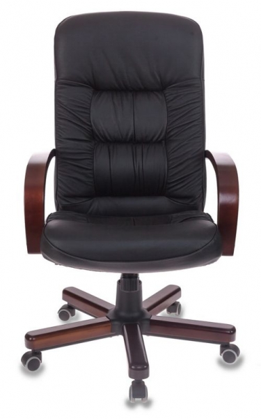 Кресло руководителя Бюрократ Бюрократ T-9908/WALNUT Черный