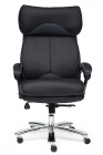 Компьютерное кресло Tetchair Grand Черный/Серый нат. кожа