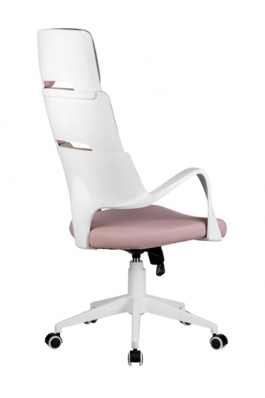 Кресло оператора Рива Riva Chair SAKURA белый пластик Розовый