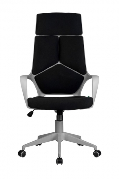 Кресло оператора Рива Riva Chair 8989 серый пластик Черный