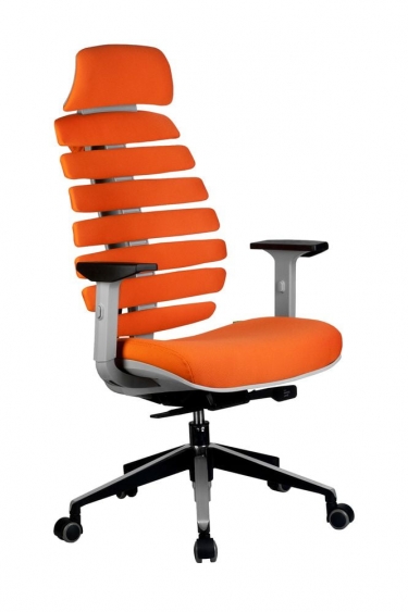 Кресло оператора Рива Riva Chair SHARK Оранжевый