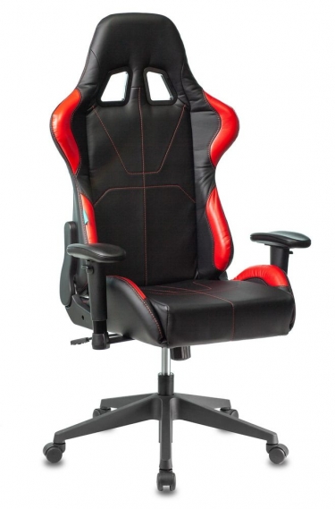 Кресло игровое Zombie Бюрократ VIKING 5 AERO RED