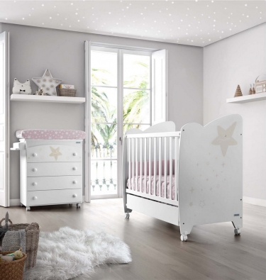 Кроватка 120x60 Micuna Micuna Estela White/Grey