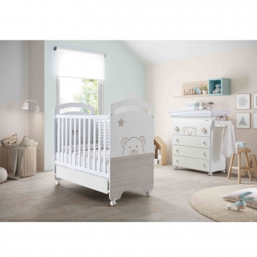 Комод пеленальный Micuna Micuna Bubu B-970 White Beige Stars