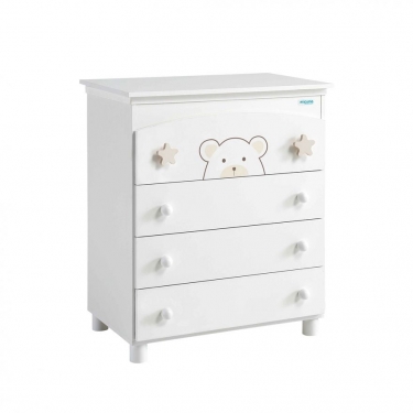 Комод пеленальный Micuna Micuna Bubu B-970 White Beige Stars