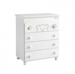 Комод пеленальный Micuna Micuna Bubu B-970 White Beige Stars