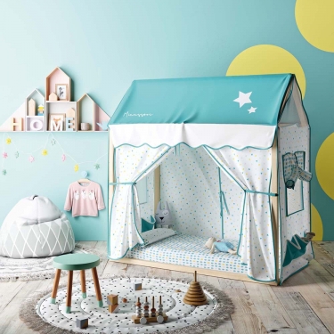 Кровать 140х70 Micuna Micuna Tipi House MONT-1874 Waterwood/White