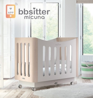 Кроватка Micuna 120x60 Micuna BabySitter White Water wood
