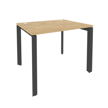 Стол рабочий на П-образном м/к Рива ONIX O.MP-SP-1.8 Тиквуд Светлый/Антрацит