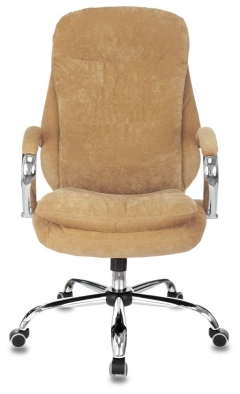 Кресло руководителя Бюрократ Бюрократ T-9950SL Fabric горчичный Velvet 73
