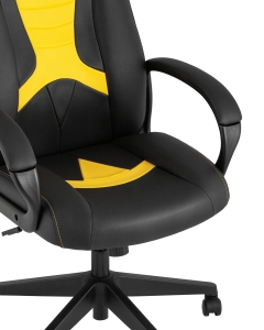 Геймерское кресло Stool Group TopChairs ST-CYBER 8 черный/желтый