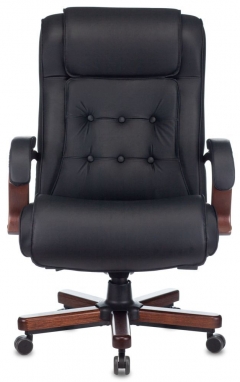 Кресло руководителя Бюрократ Бюрократ T-9926WALNUT/BLACK