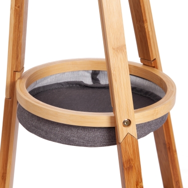Вешалка Tetchair mod. JWFU-3464 прессованный бамбук, 38,3 х 38,3 х 170 см, натуральный