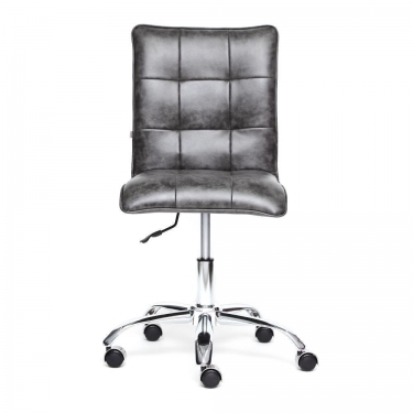 Кресло Tetchair ZERO кож/зам, серый, 2 TONE