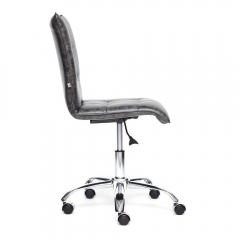 Кресло Tetchair ZERO кож/зам, серый, 2 TONE