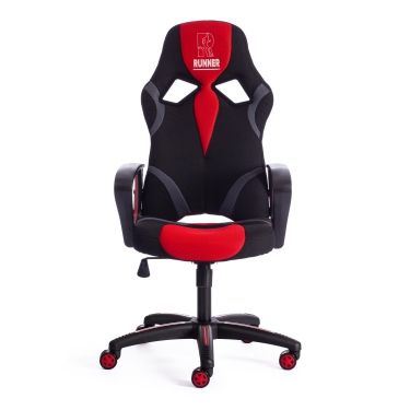Кресло Tetchair RUNNER ткань, черный/красный, 2603/ 08/ 12