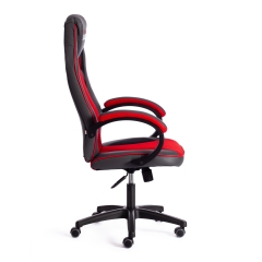 Кресло Tetchair RACER GT new кож/зам/ткань, металлик/красный, 36/08