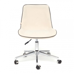 Кресло Tetchair STYLE флок , молочный, 4
