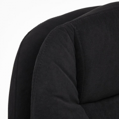 Кресло Tetchair SOFTY LUX флок , черный, 35