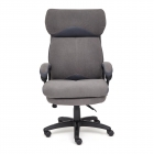 Кресло Tetchair DUKE флок/ткань, серый/серый, 29/TW-12