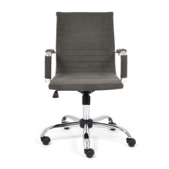 Кресло Tetchair URBAN-LOW флок , серый, 29