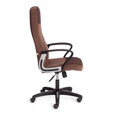 Кресло Tetchair ADVANCE флок/кож/зам , коричневый, 6/36-36