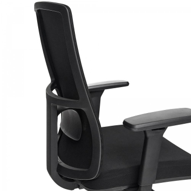Кресло Tetchair TELA ALU ткань, черный