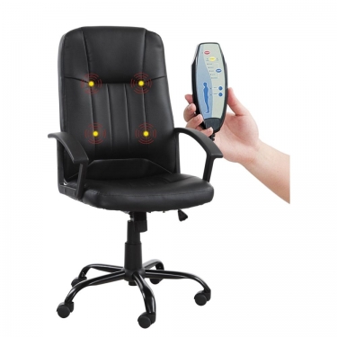 Кресло с массажным модулем BRABIX BRABIX Device MS-002 Черный