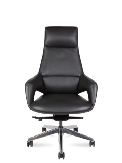 Кресло руководителя Норден Шопен FK 0005-A BLACK LEATHER