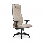 Кресло руководителя Метта Мetta L 1m 50M/2D Infinity Easy Clean MPES Комплект 4 Темно-бежевое