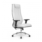 Кресло руководителя Метта Мetta L 1m 50M/2D Infinity Easy Clean MPES Комплект 7 Белое