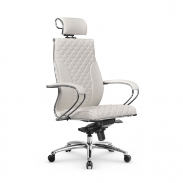Кресло руководителя Метта Metta L 2c 44C/K116 Infinity Easy Clean MPES Комплект 1 Молочное