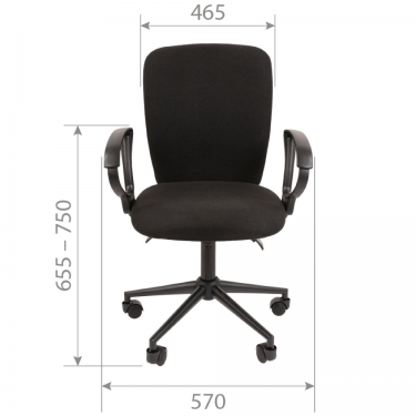 Офисное кресло Chairman CHAIRMAN 9801 BLACK Черный
