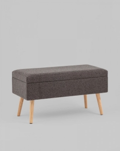 Банкетка Stool Group Сторми с ящиком темно-серый