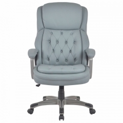 Кресло руководителя BRABIX BRABIX PREMIUM Regal EX-557 экокожа Серое