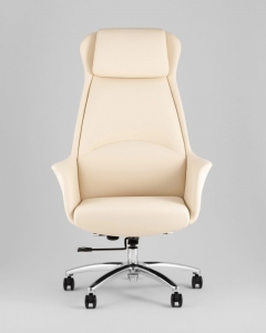 Кресло руководителя Stool Group TopChairs Viking NEW бежевое